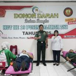 Peduli Sesama, Pusinfolahta TNI Gelar Donor Darah